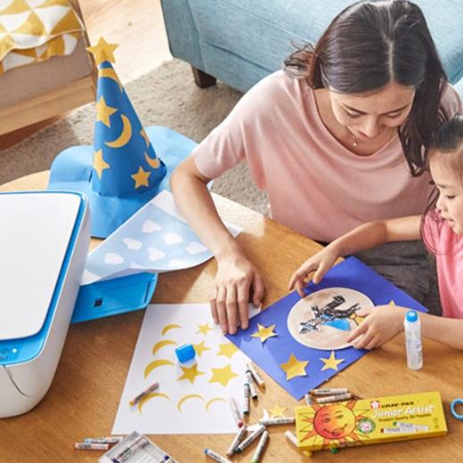 惠普无线打印机！一台=打印+复印+扫描，手机一键打印，随时远程操控！外观清新，体积小巧，一张只花1毛钱，有娃必备！ 商品图9