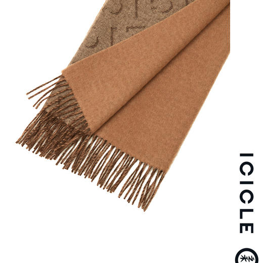 【限量发售Natural Way】ICICLE之禾女装驼绒牦牛绒原色围巾1C103126080A 商品图1