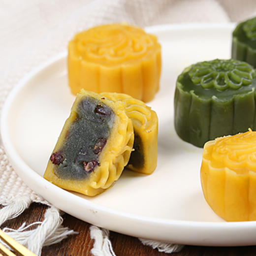 易小焙低糖蜜豆糖纳红小豆熟红豆冰皮月饼豆沙馅料奶茶店专用材料 商品图2