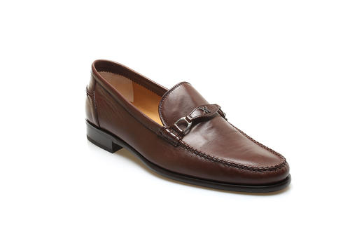 豪麟名鞋奥莱ARTIOLI男鞋牛皮革商务鞋AR689S咖啡  原价8600元 商品图0