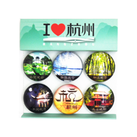 杭州水晶冰箱贴-杭