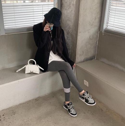 TB针织螺纹提臀收腹打底裤 商品图3