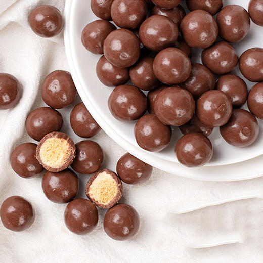 卜珂黑巧克力麦芽脆心球520g（8A) 商品图4