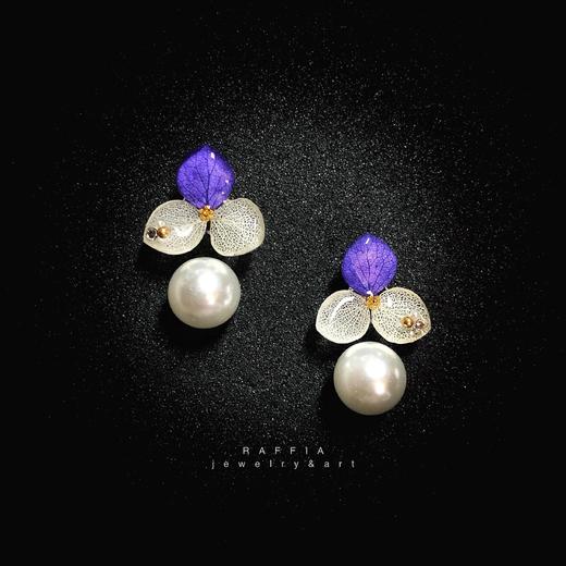 【RAFFIA遇见美好】天然真花耳环 商品图1