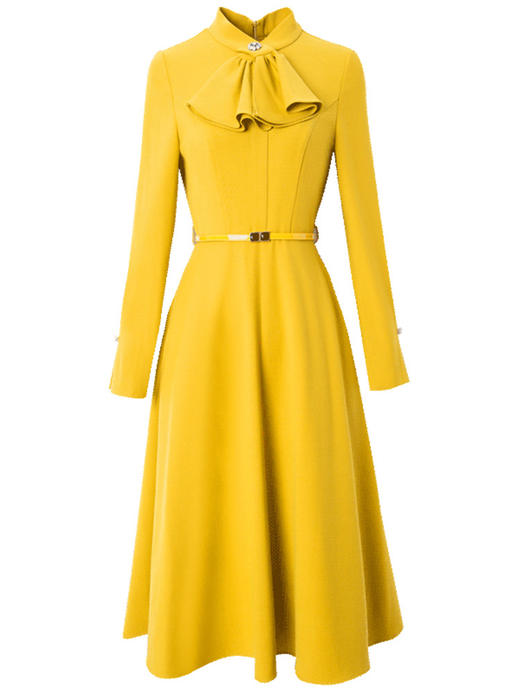 FMY-FX9DL28245新款成熟气质女神收腰中长款打底裙 商品图1