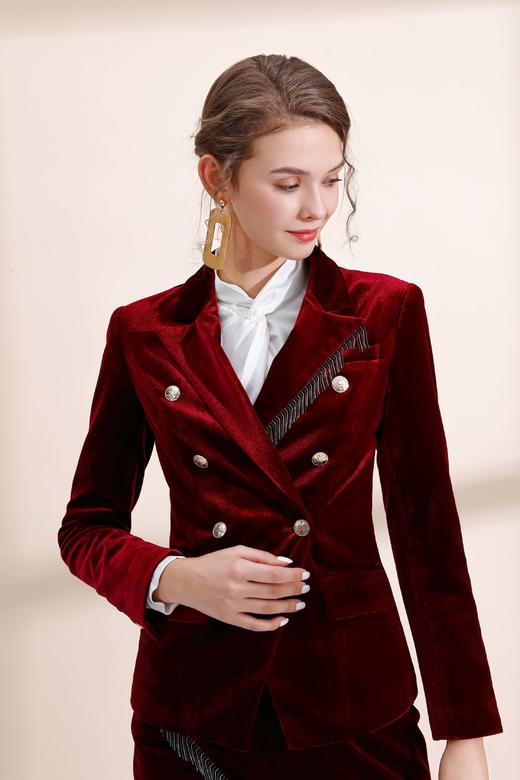 单边流苏珠链套装 商品图4