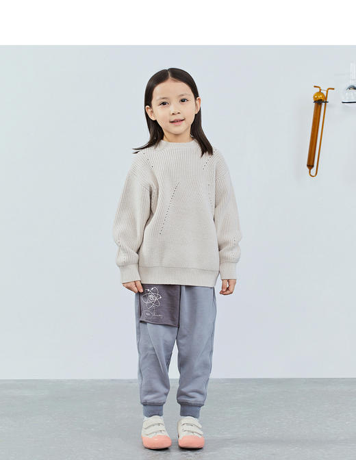 江南布衣童装针织衫男女儿童羊毛复古1J9820040 商品图6