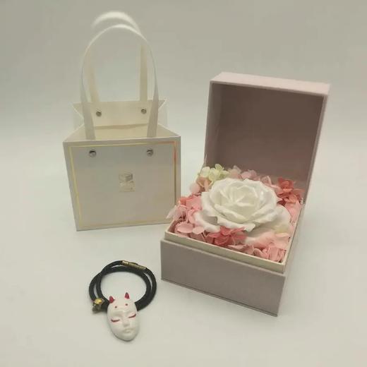 【送你一朵永生花】玫瑰先生 陶瓷永生花 手工制作 原创瓷花德化瓷都 商品图6