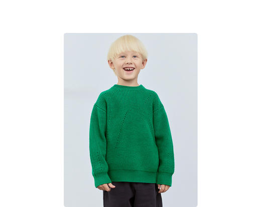 江南布衣童装针织衫男女儿童羊毛复古1J9820040 商品图0