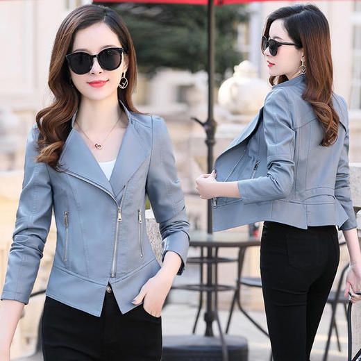 CQ-YBX972秋季个性潮流时尚皮衣 商品图1