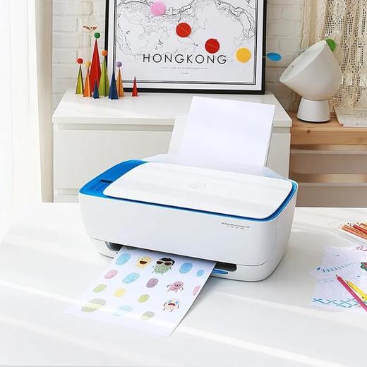 惠普无线打印机！一台=打印+复印+扫描，手机一键打印，随时远程操控！外观清新，体积小巧，一张只花1毛钱，有娃必备！ 商品图3