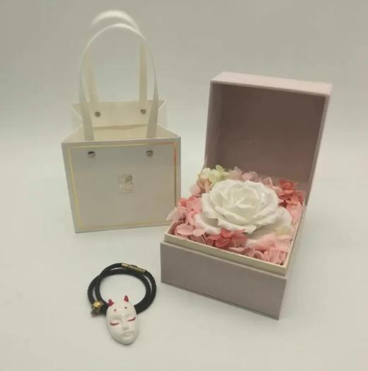 【一朵永不凋谢的玫瑰】玫瑰先生 陶瓷永生花，手工制作，原创瓷花，来自瓷都德化 商品图1