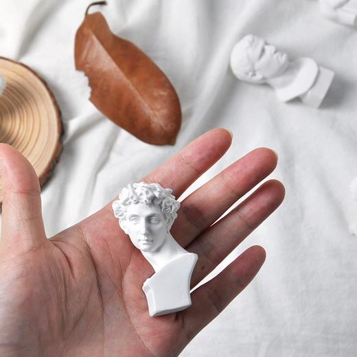 ins迷你小石膏像摆件素描头像树脂人物北欧式雕像摆拍照道具模型 商品图3