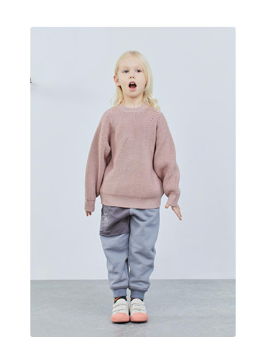 江南布衣童装针织衫男女儿童羊毛复古1J9820040 商品图3