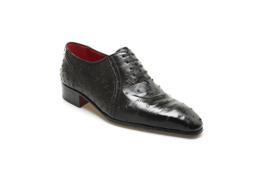 豪麟名鞋奥莱ARTIOLI男鞋鸵鸟皮革皮鞋AR05R210P  原价26600元 商品图0