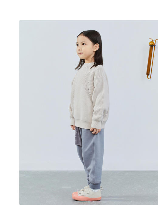 江南布衣童装针织衫男女儿童羊毛复古1J9820040 商品图7