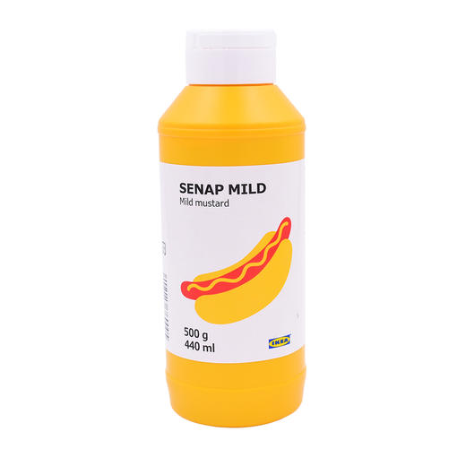 宜家 黄芥末酱番茄酱热狗调味500g/瓶 商品图3