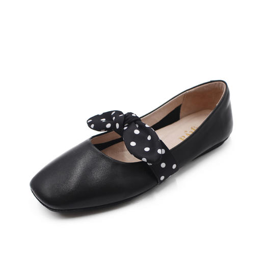 【双节返场】商场同款 | Safiya索菲娅春秋舒适玛丽珍鞋女蝴蝶结浅口单鞋SF93111165 商品图4