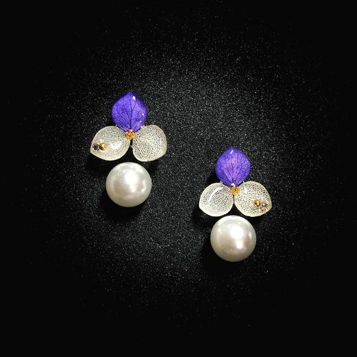 【RAFFIA遇见美好】天然真花耳环 商品图3