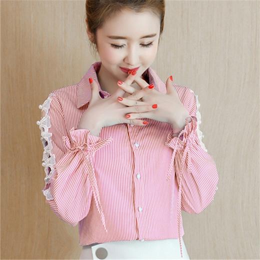 MZ-MZ6902秋季新款时尚百搭长袖雪纺衬衫YY 商品图2