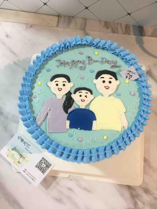 手绘一家三口 下单前请仔细阅读商品详情 商品图0