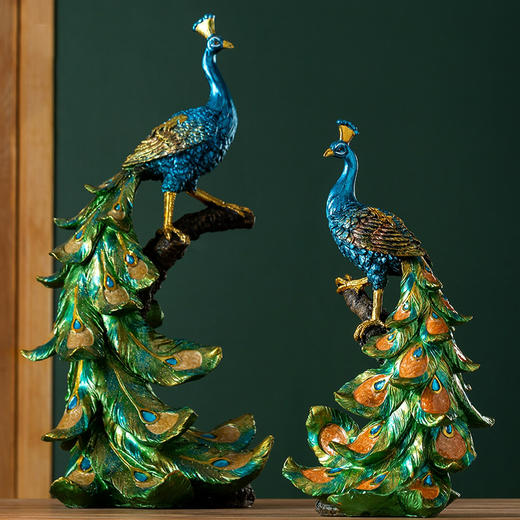 E-XX-ZR5265/5266/5269 孔雀摆件 商品图5