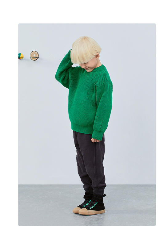 江南布衣童装针织衫男女儿童羊毛复古1J9820040 商品图1