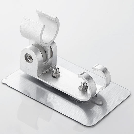 25元】挂钩 银色/黑色 免打孔底座 黏贴式 淋浴喷头挂座