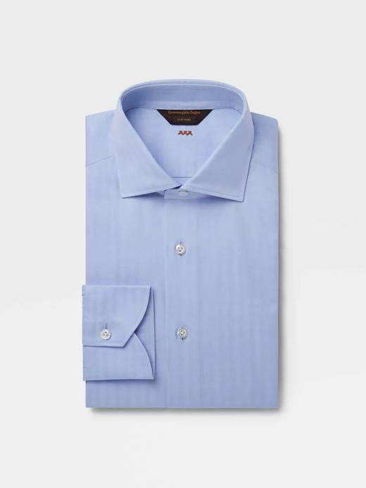 1比1定织面料 ！先看纹路在卖货！日本進口高支海岛棉！手感亲肤舒适！带弹力男士科德宝商务休闲衬衫 商品图2