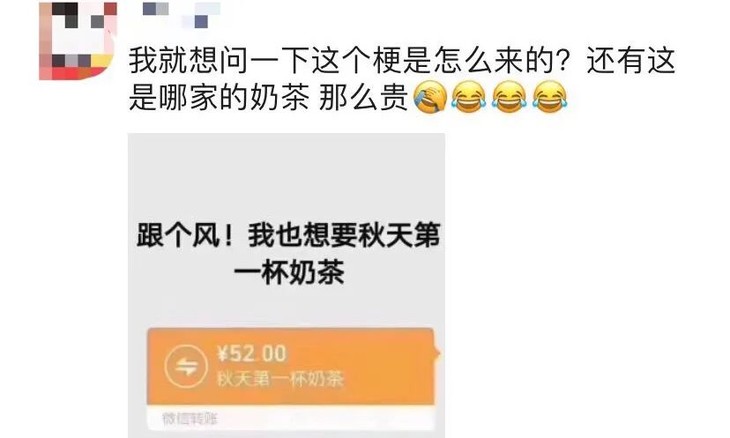 “秋天的第一杯奶茶”，怎么就火了？