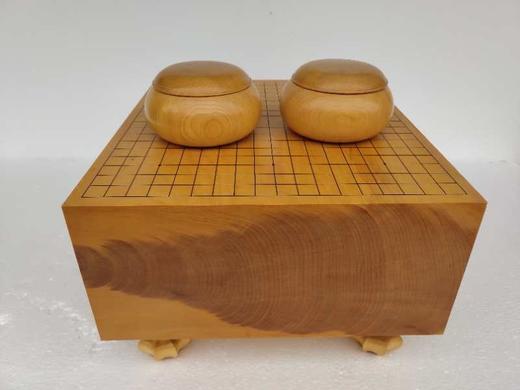20CM本榧棋墩+本榧棋罐+36号砗磲棋子 商品图1