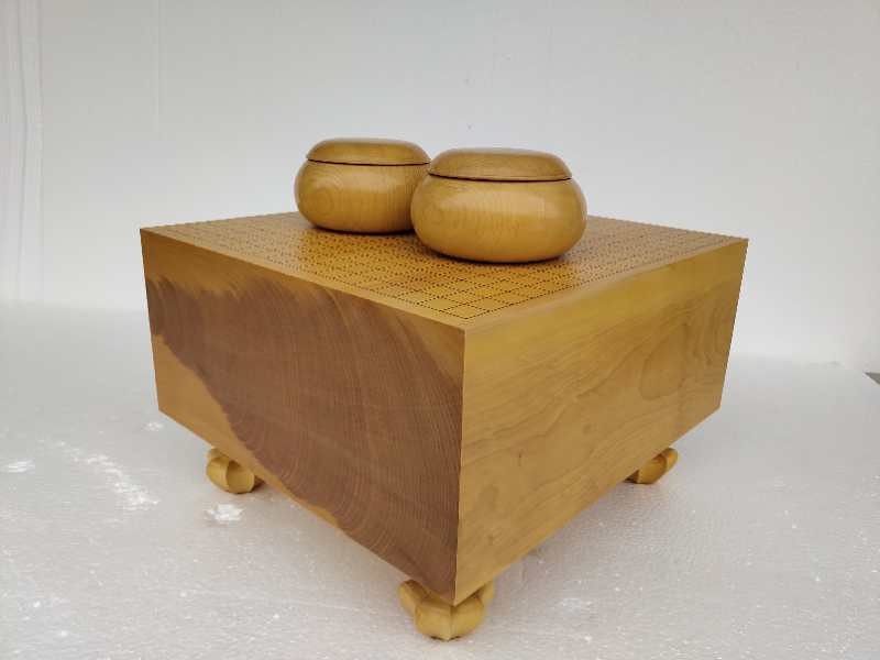 20cm本榧棋墩本榧棋罐36号砗磲棋子