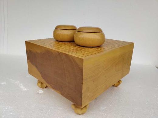 20CM本榧棋墩+本榧棋罐+36号砗磲棋子 商品图3