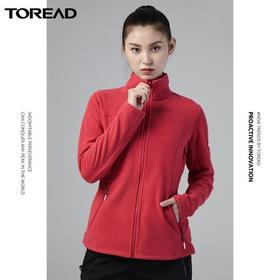 探路者抓绒服女 20秋冬新款户外上衣冲锋衣内胆加厚外套TACI92336