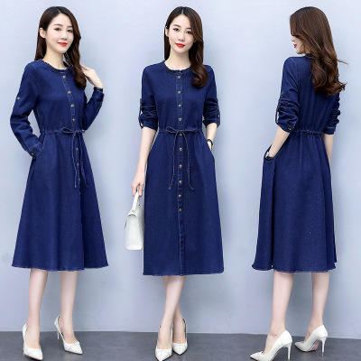 CQ-BBL3187 2020秋季新款简约时尚气质连衣裙 商品图2