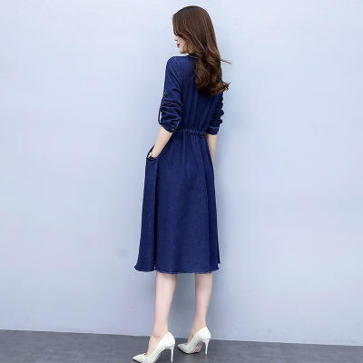 CQ-BBL3187 2020秋季新款简约时尚气质连衣裙 商品图3