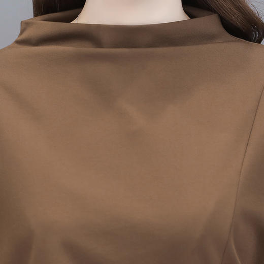 YSMR-8809-X中长款女宽松舒适遮肉显瘦气质粗绳打底连衣裙 商品图2