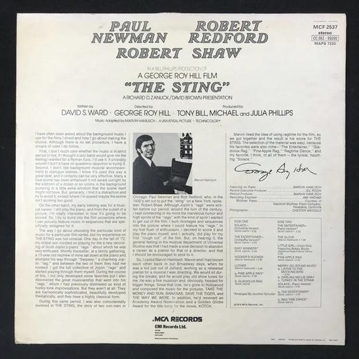 LP黑胶唱片 马文·哈姆利奇《刺痛》电影原声带 作曲/钢琴/指挥：马文·哈姆利奇 商品图1