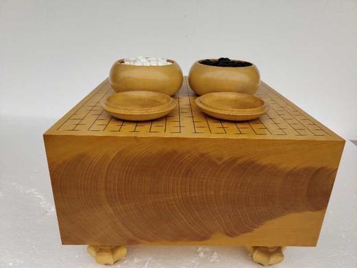20CM本榧棋墩+本榧棋罐+36号砗磲棋子 商品图5
