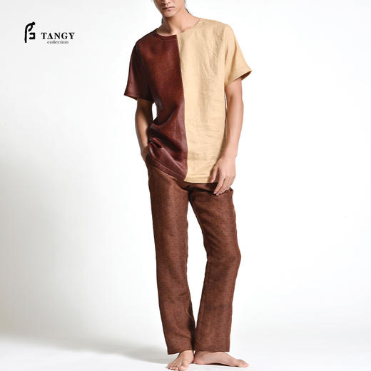 TANGY Collection / 天意精品  植物染亚麻半莨套衫 商品图0