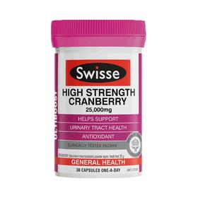 【热巴同款】澳洲Swisse斯维诗进口蔓越莓精华胶囊女士保健品30粒