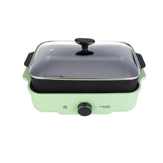 乐扣乐扣多用料理锅(电烤炉)绿色1300W EJP537GRN 商品图1