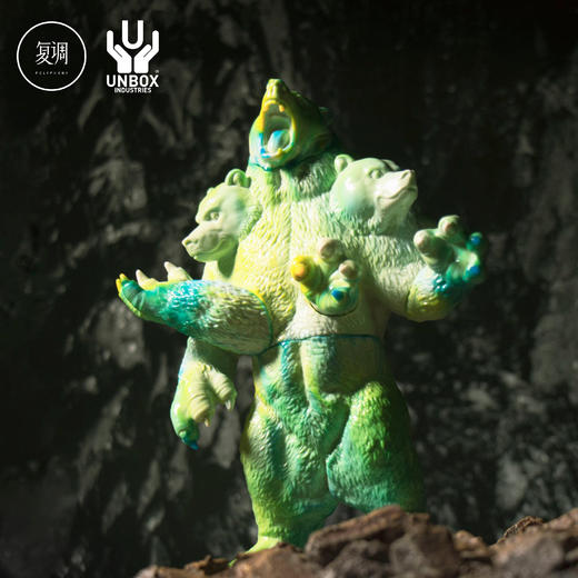 Unbox Bear God Zectron 潮玩 搪胶 限定 摆件 商品图1
