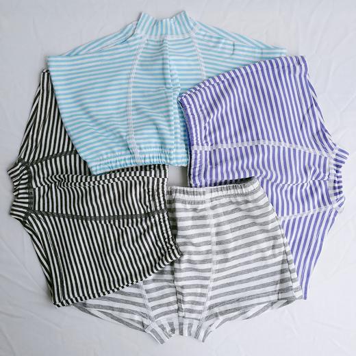 RD039二枚组男童条纹平角短裤（特价） 商品图0