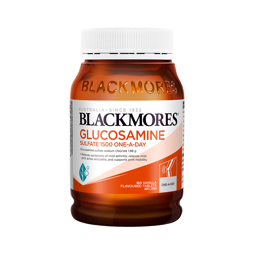 BLACKMORES澳佳宝维骨力180粒 氨基硫酸葡萄糖关节灵