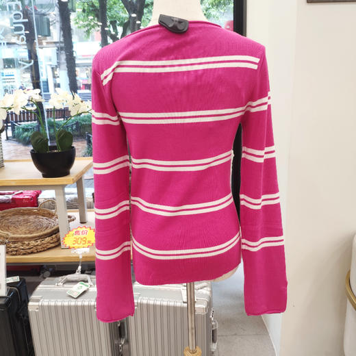 ZARA 女士长袖上衣 玫红色 M码 商品图2