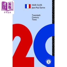 【中商原版】Huis clos 英文原版 密室 Jean Paul Sartre