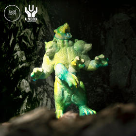 Unbox Bear God Zectron 潮玩 搪胶 限定 摆件