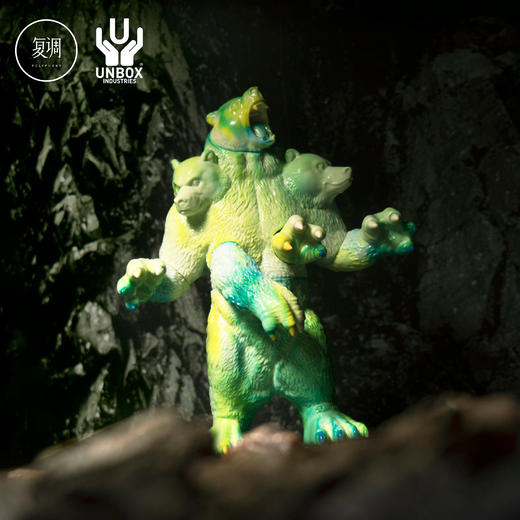 Unbox Bear God Zectron 潮玩 搪胶 限定 摆件 商品图0