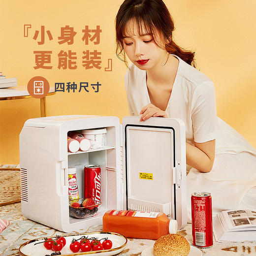 SAST 12L小冰箱迷你冰箱小型微型宿舍车载家两用母乳水果多用功能 商品图1